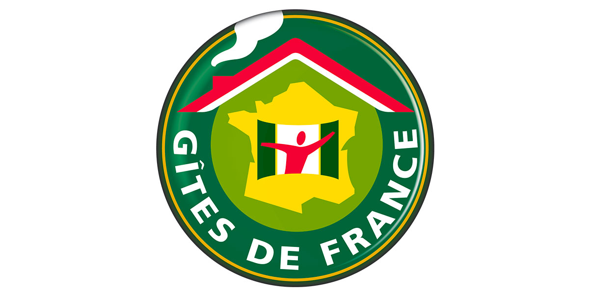 Logo de la marque gites de France - Au Bleuet